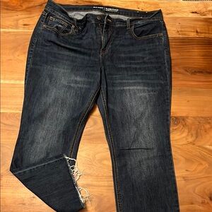 Old Navy Blue Straight Leg Jeans Classic Style